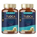 Totaria (2 Packs) TUDCA Bile Salts 1200mg (Tauroursodeoxycholic Acid), Ultra Strength Pure TUDCA Liver Supplements, Liver and Gallbladder Cleanse & Repair, Vegan