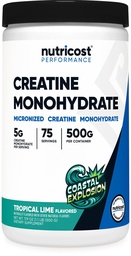 Nutricost Creatine Monohydrate Powder (Explosión del presupuesto, 500 gramos) - Suplemento de la creatina micronizada - Vegan, GMO-Free, Gluten Free