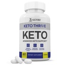 Keto Thrive Keto ACV Pills 1275MG Keto Support Blend Capsule Alternative to Keto ACV Gummies Formulado con Apple Cider Vinegar Extra Virgin Olive Oil Powder Green Tea Leaf 60 cápsulas