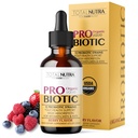 USDA Organic Liquid Probiotic for Kids, Women & Men, Toddler Probiotic Drops with Alfalfa Prebiotic Blend + Acidophilus for Gut Health, Vegan, Non-GMO, Dairy, Gluten & Sugar Free