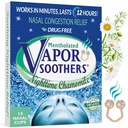 Nose Clips for Bad Smell by Vapor Soothers | Nasal Dilators for Breathing | Smell Nose Rings for Nurses | Instant Nasal Congestion Relief, Drug-Free | Nighttime Chamomile, 14 Count