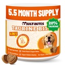 20% Taurine for Dogs with CoQ10, Vitamins & L-Carnitine - Vet-Formulated Taurine Supplement for Dogs for Heart Health & Vitality, Fish Oil Added for Skin & Coat, 7.76oz