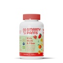 SmartyPants Kids Multivitamin Gummies and Fiber Supplement: Vitamin D3, C, Vitamin B12, B6, A, Zinc, Biotin, Inositol, Fiber Gummies, Three Fruit Flavors, 90 Count (22 Day Supply)