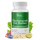 Thermogenic Fat Burner for Women and Men - Lean Diet Pills Brasileños ← Appetite Suppressant " Metabolism Booster w/Green Tea, Garcinia, ACV ← Gordo de vientre, Energía " Bloating Support, Non-GMO, Made in USA