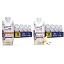 Garantizar Max Protein Nutrición Shake con 30g Proteína, 1g Azúcar, Alta Proteína Shake, Cremy Peach " Vainilla Francesa, Líquida, 11 fl oz (Pack of 12)