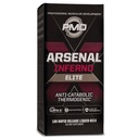 PMD Sports Arsenal X Inferno Superior Fast-Acting Liquid Gel Thermogenic Dietary Supplement - Fat Burner and Muscle Maintenance - Incrementar el metabolismo y la energía Booster - 120 Liquid Gels
