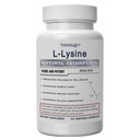 Laboratorios superiores L-Lysine 500 mg Cápsulas, No GMO puro, Testado de terceros, No Fillers, Gluten Free, soporta sistema inmunológico, promueve la absorción de calcio, 120 Cápsulas