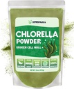 XPRS Nutra Organic Chlorella Powder - Broken Cell Wall Chlorophyll Powder - Chlorella Organic Powder for Immunity - Vegan Friendly Chlorella Powder Organic for Complete Protein (16 onzas)