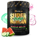 ALPHA LION Superhuman Pump Pre Workout Powder, Caffeine Free & Stim Free Preworkout Supplement, Nitric Oxide Booster, Muscle Gainer, Energy & Focus (42 Servings, Muscle Melon Flavor)