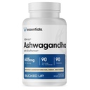 Bucked Up Ashwagandha (KSM-66®) + Bioperin Capsules, Essentials (90 Serving)