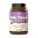 Productos naturales completos pura leche orgánica carcasas de cardo - 500 mg Silymarin Powder 100 pastillas