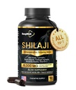 Shilajit Capsules for Men ' Women, 16,000mg Puro Himalayan Orgánica Shilajit apoya la vitalidad y el bienestar,Premium Pure Himalayan Suplemento 2 meses de suministro, 60 cápsulas