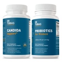 Dr. Tobias Candida Support & Probiotics for Women – Gut Cleanse Detox with Oregano + Cranberry Extract & Prebiotics for Vaginal, Urinary & Digestive Support