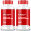 (2 Pack) Ketomorin - Ketomorin Keto Capsules, Ketomorin Advanced Formula Supplement, Ketomorin Natural Pills for Keto Energy, Ketomorin Original, Keto Morin Vitamin Pastillas Reviews (120 Capsules)