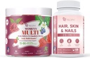 Womens Multivitamin Gummies & Hair, Skin & Nails Supplement Bundle, Brain & Heart Support, Gut & Digestion, Hair Growth, Skin Health, Nail Strength
