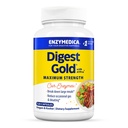Enzymedica Digest Gold + ATPro, Maximum Strength Enzyme Formula, Prevents Bloating and Gas, 14 Key Enzymes Incluyendo Amylase, Protease, Lipase y Lactase, 120 cápsulas