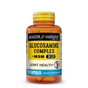 Complejo de Glucosamina Natural Mas MSM con Vitamina C - Apoya la Salud Conjunta, Flexibilidad Mejorada y Movilidad, 90 cápsulas