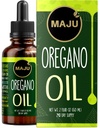 Caídas de aceite de orégano MAJU - Potente 90%+ Carvacrol (2 fl Oz) Aceite esencial mediterráneo salvaje de orégano líquido, aceite de orégano, soporte inmunológico y estacional