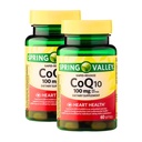 CoQ10 100mg – 60 Rapid Release Softgels, Coenzyme Q10 Supplement, Co Q10 100mg Capsules, Antioxidant for Energy and Cardiovascular Health (Pack of 2)