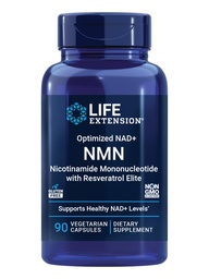 Life Extension NMN with Resveratrol Elite, NAD Precursor, 90 Veg Caps
