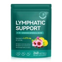 Lymphatic Drainage Supplements, Lymphatic Support Softgels for Immune Health, Plant-Based Formula with Echinacea, Burdock Root, Elderberry, Bromelain, Turmeric, 240 Softgels