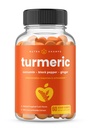 NutraChamps Turmeric Gummies for Adults & Kids with Ginger & Black Pepper Extract, 95% Curcuminoids, Vegan Natural Curcumin Joint Support Supplement, Tumeric Gummy Supplements