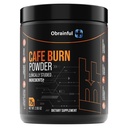Cafe Burn Powder Dietary Supplement 75g | Thermogenic Energy & Focus Drink Mix | Green Tea, Green Coffee Bean & L-Carnitine | Metabolism Support Powder | 30 Servings