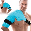 Comfytemp Shoulder Ice Pack Rotator Cuff Cold Therapy Wrap, FSA Eligible HSA, Gel Packs for Injuries Reusable Hot Cold Compress Shoulder Brace for Pain Relief, Men Women Recovery Item (Large/X-Large)