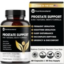 Micronutrientes puros Advanced Prostate Health Supplement - Saw Palmetto, Beta-Sitosterol, Stinging Nettle Root, " Lycopene - Control de vejiga " Suplementos de apoyo urinario para hombres