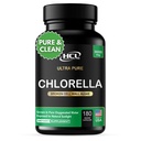 Chlorella Capsules 3000 mg - Muro Célula Cracked Azul Algae Suplemento - Best Natural Detox Cleanse - Vitaminas Minerales Clorofila Píldoras de pólvora de proteína vegana - Hecho en EE.UU.