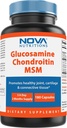 Nueva Nutriciones Triple Fuerza Glucosamina Chondroitin MSM 2600mg/Serving Capsules, Supports Healthy Joint, Cartilage and Connective Tissue - Promotes Joint Comfort & Flexibility 180 Count