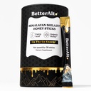 Mejor Alt Pure Himalayan Shilajit Sticks with Organic Honey, Saffron TENIDO Fácil de Consumir Shilajit sometida 30 Sticks for Energy Boost &amp; Immune Support, 85+ Trace Minerals, 75%+ Ácido Fulvic