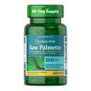 Puritan's Pride Saw Palmetto Extract 160mg, Suplemento dietético herbal tradicional para los hombres Prostate y soporte de salud urinaria, 60 cápsulas de liberación rápida