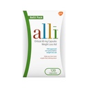 alli Weight Loss Diet Pills, Orlistat 60 mg Capsules, Non Prescription Weight Loss Aid, 120 Count Refill Pack (Pack of 6)