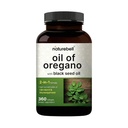 NatureBell Oregano Oil with Black Seed Oil, 360 Softgels ← Aceites Esenciales de Suministro de 360 días para la Salud Inmuna ← Retiene Carvacrol Alto Concentrado & Thymoquinone – Non-GMO