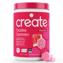 Create Creatine Monohydrate Gummies for Men &amp; Women - Boost Focus, Strength, and Endurance, Anti-Melting Formula, Vegan, Gluten-Free, Non-GMO, 1.5 Gram Creatine per Gummy (Watermelon, 90 ct)