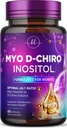 Myo-Inositol & D-Chiro Inositol Supplement 2000mg - Myoinositol with Ideal 40:1 Ratio - Fertility Supplements for Women for Ovarian Health & Hormone Balance Support, Bottled in the USA - 60 Capsules