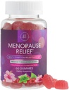 Menopause Supplements for Women - Complete Natural Mild Hot Flashes & Night Sweats Support, Multi Benefit Menopause Relief Gummy, Support for Balance & Energy, Gluten-Free & Non-GMO - 60 Gummies