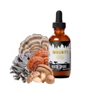 North Spore Organic Immunity Mushroom Tincture (2 oz) | 100% Fruiting Body Extracts | Reishi, Chaga, Turkey Tail, Maitake, Shiitake | Certified Organic, Vegan, Non-GMO | Adaptogenic, Made in USA