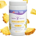 Magnesium Citrate Gummies - Sugar-Free, Vegan y Non-GMO para un mejor sueño y relajación - Sin alcohol de azúcar - Suplemento de magnesio para adultos, adolescentes y niños - Piñaapple - 240 Chews