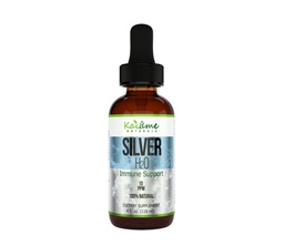 Kaiame Naturals Colloidal Silver, Ionic Silver Solution, 10 PPM, Grande 4 oz Dropper en botella de vidrio, Natural Immune Support Suplemento, Seguro para adultos, niños y mascotas