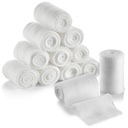 Gauze Bandage Rolls - (12 Pack) 2 in x 4.1 Yards Per Roll of Medical Grade Gauze Bandage and Stretch Bandage Wrapping for Dressing All Types of Wounds and First Aid Kit by MEDca, (2-Inch, 12 Pcs)