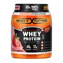 Body Fortress Super Advanced Whey Protein Powder, Strawberry, 1.78 lbs