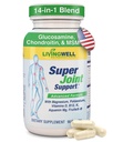 SUPER ÚNETT SUPPORT: Glucosamina, Condroitina, MSM, Turmeric, Collagen " FruiteX-B Joint Supplement, Maximum Pain Management, Bone " Muscle Health, Flexibility " Mobility for Men " Women, 90 Capsules