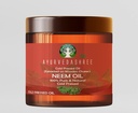 AYURVEDASHREE Cold Pressed Neem Oil 100 ML, 3.38 fl oz. | Extracted on Wooden Churner with Traditional Method to Sustain maximum nutrition, Cold-Pressed, 100% Pure & Natural
