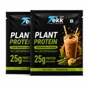 TSA Tekk Plant Protein Powder, Café Mocha Flavour, Pea & Rice Protein Isolate, 21g Protein Per Serving, 100% Vegan, 34 gram each sachets, Pack of 2