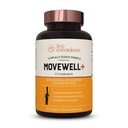 Live Conscious Joint Health Supplement - MoveWell Plus Antarctic Krill Oil, Natural Astaxanthin and Hyaluronic Acid | Outperforms Glucosamine