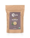 Yupik Orgánica entera de Husk Psyllium 8.8 Oz, 95% de pureza, fibra soluble, USDA Certified, non-GMO, Kosher, Gluten-Free, Sugar-Free &amp; Fat-Free, Unflavored, Plant-Based, Ideal para el avenadero &amp; Cereal