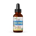 Focus and Attention Supplements 1oz - Focus Supplements with Ashwagandha for Kids & Natural Moringa Extract for a Serene and Genius Mind - Non-GMO Focus Vitamins for Kids - Made in USA