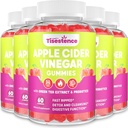 Mother Apple Cider Vinegar Gummies, Keto ACV Gummies 2000MG - Cleanse & Detox Diet, Max Strength ACV Gummies with Green Tea, Raspberry, B12 and Probiotics for Metabolism & Digestive Health, Packs of 5